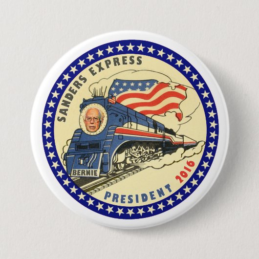 Bernie voor President 2016 Ronde Button 7,6 Cm (Voorkant)