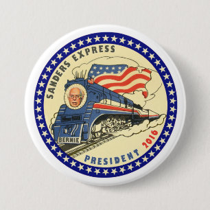 Bernie voor President 2016 Ronde Button 7,6 Cm