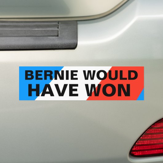 BERNIE ZOU WEL BUMPERSTICKER (Op auto)