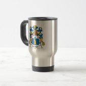 Bernier Family Crest Reisbeker (Voorkant links)
