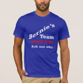 *Bernie's team 2016 Vraag T-shirt (Voorkant)