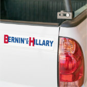 Bernin' For Hillary Bumpersticker (Op Truck)