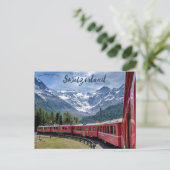 Bernina Express Zwitserland Briefkaart (Staand voorkant)