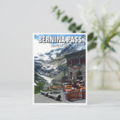 Bernina Pass Zwitserland Briefkaart (Staand voorkant)