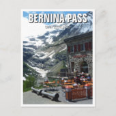 Bernina Pass Zwitserland Briefkaart (Voorkant)