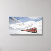 Bernina-spoorlijn Canvas Afdruk (Voorkant)