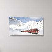 Bernina-spoorlijn Canvas Afdruk (Voorkant)