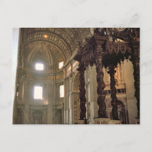 Bernini's bladerdak, Sint-Peter's Basilica Briefkaart