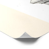 Bernini's David in een gravure van Nicolas Dorigny Poster (Hoek)