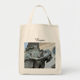 Bernini's Olifant en Obelisk - Rome Italië Tote Bag