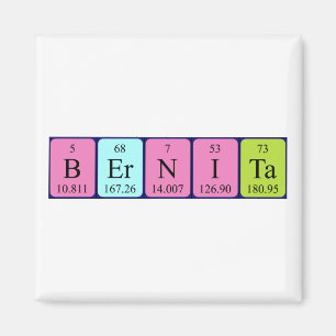 Bernita periodieke table name magnet