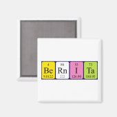 Bernita periodieke table name magnet (Voorkant / Achterkant)