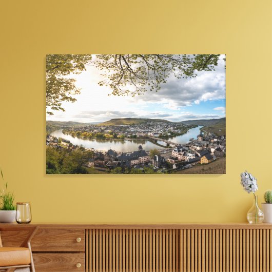Bernkastel-Kues Canvas Afdruk (Insitu (Woonkamer))