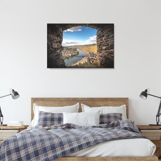 Bernkastel-Kues Canvas Afdruk (Insitu (Slaapkamer))