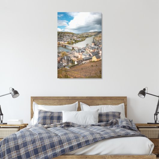 Bernkastel-Kues Canvas Afdruk (Insitu (Slaapkamer))