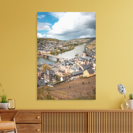 Bernkastel-Kues Canvas Afdruk (Insitu (Woonkamer))