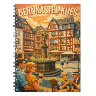 Bernkastel-Kues Duitsland Vintage Reis Kunst Notitieboek