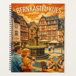 Bernkastel-Kues Duitsland Vintage Reis Kunst Planner
