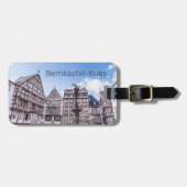 Bernkastel-Kues Historic Facades Germany Souvenir Bagagelabel (Voorkant horizontaal)