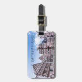Bernkastel-Kues Historic Facades Germany Souvenir Bagagelabel (Voorkant verticaal)