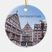 Bernkastel-Kues Historic Facades Germany Souvenir Keramisch Ornament (Voorkant)