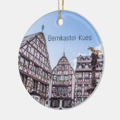 Bernkastel-Kues Historic Facades Germany Souvenir Keramisch Ornament (Links)