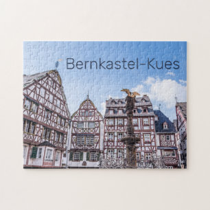 Bernkastel-Kues Historic Facades Germany Souvenir Legpuzzel