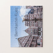 Bernkastel-Kues Historic Facades Germany Souvenir Legpuzzel (Verticaal)