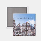 Bernkastel-Kues Historic Facades Germany Souvenir Magneet (Voorkant / Achterkant)