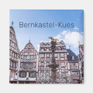 Bernkastel-Kues Historic Facades Germany Souvenir Magneet