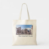 Bernkastel-Kues Historic Facades Germany Souvenir Tote Bag (Achterkant)