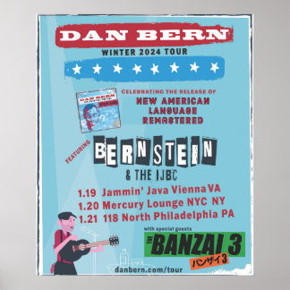 Bernstein & de IJBC Winter Tour 2024 Poster