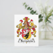 Bernstein Family Crest Briefkaart (Staand voorkant)