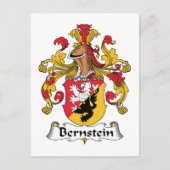 Bernstein Family Crest Briefkaart (Voorkant)