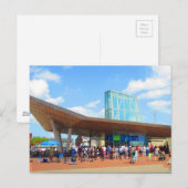 Beroemd Aquarium uitzicht uit Boston vanuit Bus Wi Briefkaart (Voorkant / Achterkant)