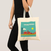 Beroemd Caïro Egypte Tote Bag (Voorkant (product))