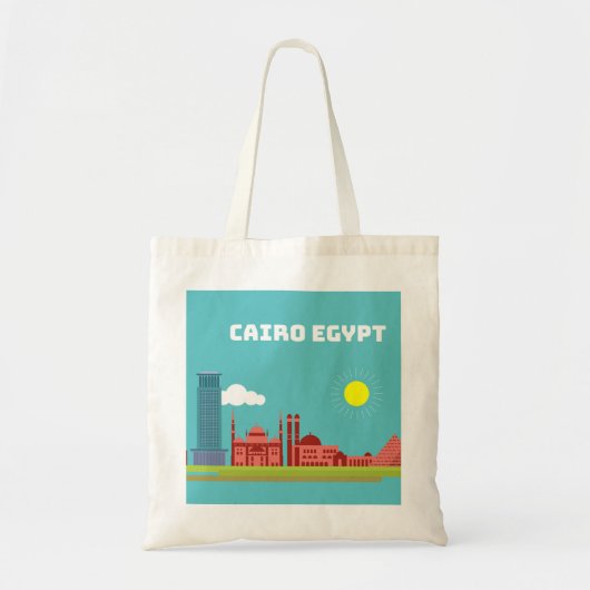 Beroemd Caïro Egypte Tote Bag (Voorkant)