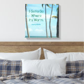 BEROEMD CITAAT JIMMY BUFFETT FOTOKUNST CANVAS AFDRUK (Insitu (Slaapkamer))