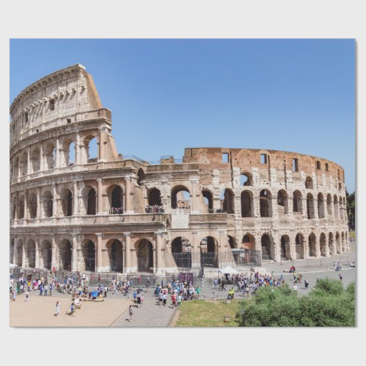 Beroemd Colosseum in Rome, Italië Cadeaupapier (Vlak)