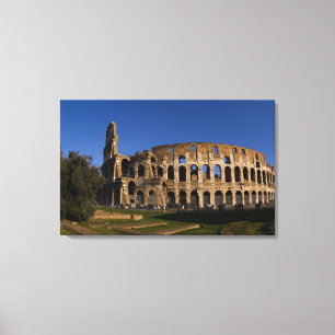 Beroemd Colosseum in Rome Italië Landmark 2 Canvas Afdruk