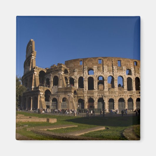 Beroemd Colosseum in Rome Italië Landmark 2 Magneet (Voorkant)