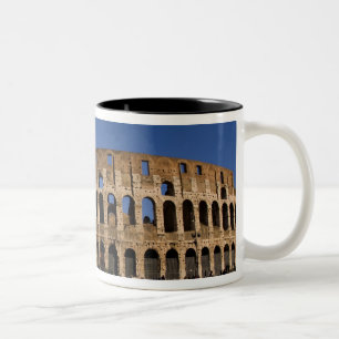 Beroemd Colosseum in Rome Italië Landmark 2 Tweekleurige Koffiemok