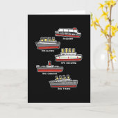 Beroemd cruiseschip Rms Titanic Britanic Poseidon Kaart (Gele Bloem)