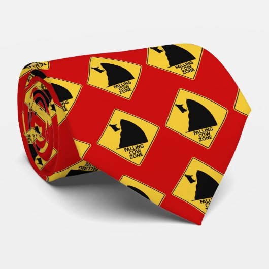 beroemd "Falling Koe, VS" stropdas van Redhals (Opgerold)