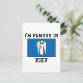 beroemd in Kiev Briefkaart (Staand voorkant)