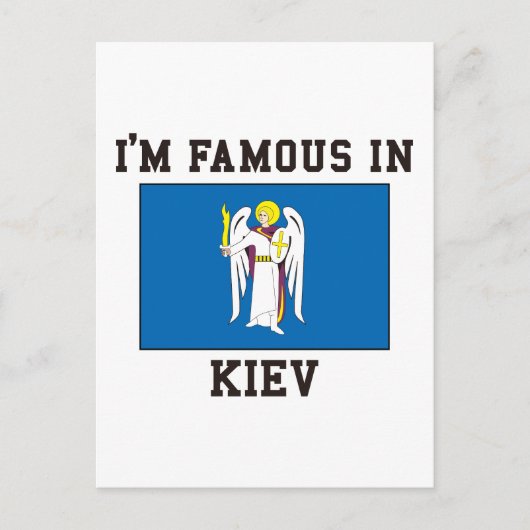 beroemd in Kiev Briefkaart (Voorkant)
