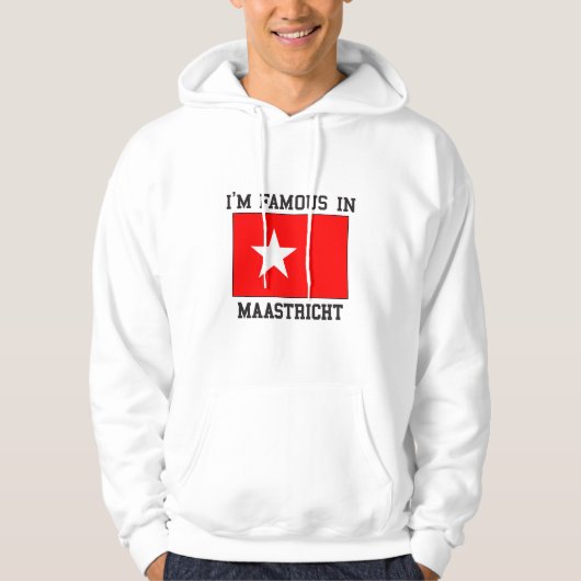 beroemd in Maastricht Hoodie (Voorkant)