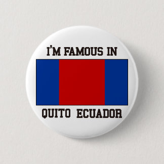 beroemd in Quito Ronde Button 5,7 Cm