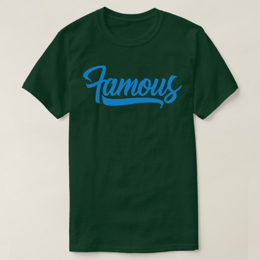 Beroemd inspirerend t-shirt (Design voorkant)