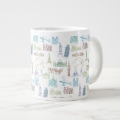 beroemd Landmarks Pattern Grote Koffiekop (Voorkant rechts)